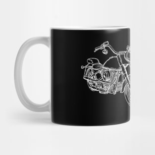 Motorcycle Vintage Patent Drawing Mug